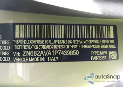 2023 Maserati Grecale Gt из США, поврежденный, VIN ZN682AVA1P7439650